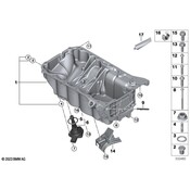 BMW Engine Oil Pan - Genuine BMW 11135A6F189