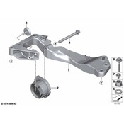 BMW Transfer Case Crossmember - Genuine BMW 22316750856