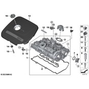 BMW Engine Valve Cover - Genuine BMW 11127952875