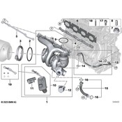 BMW Turbocharger Blow-Off Valve (BOV) - Genuine BMW 11655A33E89
