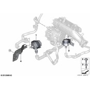BMW Engine Auxiliary Water Pump - Genuine BMW 11518646467