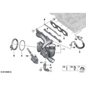 BMW Turbocharger Wastegate Actuator - Genuine BMW 11655A14821