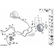 BMW Power Brake Booster Vacuum Hose - Genuine BMW 11668607937