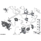 BMW Engine Auxiliary Water Pump - Genuine BMW 11515A69E35