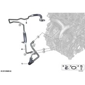 BMW Turbocharger Coolant Hose - Genuine BMW 11538854732