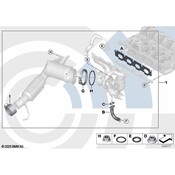 BMW Turbocharger Installation Kit - Genuine BMW 11655A373D8