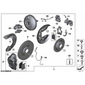 BMW Disc Brake Rotor - Genuine BMW 34206889358