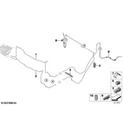 BMW MINI Brake Hydraulic Hose - Genuine BMW 34306894451