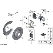 BMW Disc Brake Pad Set - Genuine BMW 34356891105