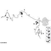 BMW MINI Brake Hydraulic Hose - Genuine BMW 34306894452