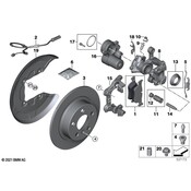 Mini Disc Brake Rotor - Genuine Mini 34206891085