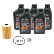 VW Oil Change Kit (0W30) - Genuine VW KIT-02719