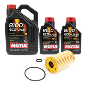 Jaguar Oil Change Kit - Motul/Mann 102889KT