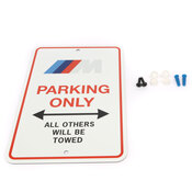 BMW M Parking Only Sign - Genuine BMW 82125B4FE90