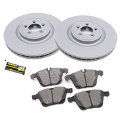 Jaguar Disc Brake Kit - Bosch QuietCast/Zimmermann C2C25337KT2