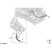 BMW Turbocharger Oil Line - Genuine BMW 11428489607