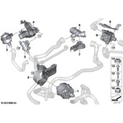 BMW Engine Coolant Control Valve - Genuine BMW 11519896405