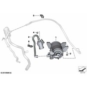 BMW PCV Valve Hose Clamp - Genuine BMW 11538624450