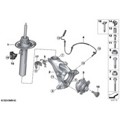 BMW Steering Knuckle - Genuine BMW 31216890175