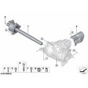 MINI CV Intermediate Shaft - Genuine MINI 31607646906
