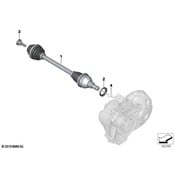 MINI CV Axle Assembly - Genuine MINI 31608742386