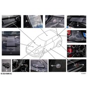MINI Wheel Center Cap Set (1TO6 Edition) - Genuine MINI 36135A949B7