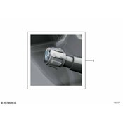 BMW Tire Valve Stem Cap Set (M) - Genuine BMW 36122447402