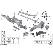 BMW Bracket Trailing Arm Right - Genuine BMW 33326896992