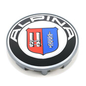 BMW Hub Cap With Clipped-On Plaque - Genuine BMW 36138025861