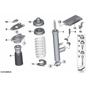 BMW Suspension Shock Absorber - Genuine BMW 37126854209