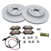 Land Rover Brake Kit - Akebono LR033302KT
