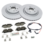 Land Rover Brake Kit - Bosch Ceramic LR033302KT4