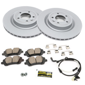 Land Rover Brake Kit - Akebono LR033302KT5