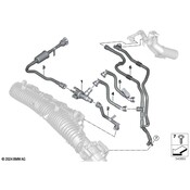 BMW Fuel Tank Breather Hose - Genuine BMW 13905A5D080