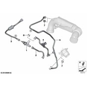 BMW Fuel Tank Breather Hose - Genuine BMW 13908671026