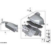 BMW Engine Air Intake Duct Bushing - Genuine BMW 13715A23215