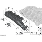 BMW Temperature and Manifold Absolute Pressure Sensor - Genuine BMW 13628489536