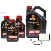 Audi Engine Oil Change Kit - Motul 106377KT10