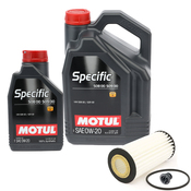 Audi Engine Oil Change Kit -Motul 106377KT11