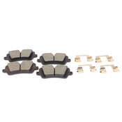 Land Rover Disc Brake Pad Set - Bosch QuietCast LR036574