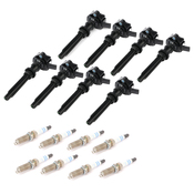 Land Rover Jaguar Ignition Coil Kit - Bremi LR035548KT