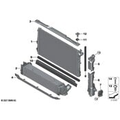 BMW Intercooler - Genuine BMW 17515A50141
