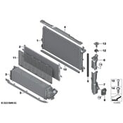 BMW Radiator - Genuine BMW 17119846885