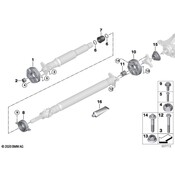 BMW Drive Shaft Flex Joint (Guibo)  - Genuine BMW 26118487182