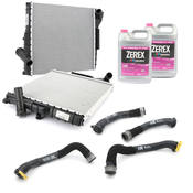 Porsche Radiator Kit - Genuine Porsche 9P1121251KT