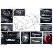 MINI Emblem - Genuine MINI 51145A180A0