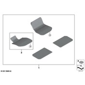 BMW Floor Mat Set - Genuine BMW 51475A498E7