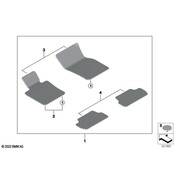 MINI Floor Mat Set - Genuine MINI 51475A56029