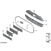 MINI Grille Emblem - Genuine MINI 51135A4AEA1