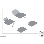 MINI Floor Mat Set - Genuine MINI 51479475817